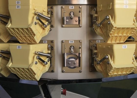 2.0Lプラスチック ホッパーが付いている炭素鋼Multiheadの計重機